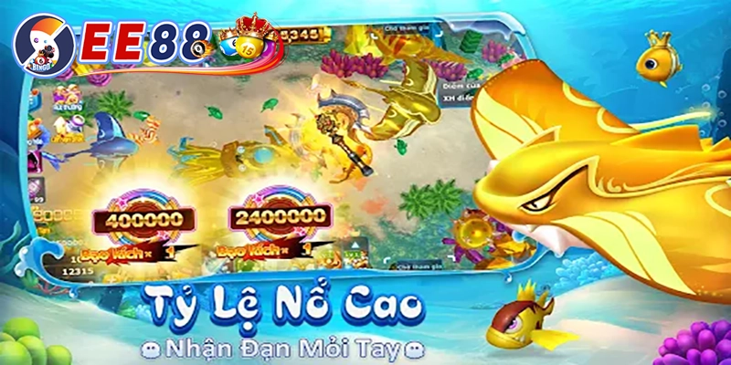 Bắn cá slot - Sự kết hợp hoàn hảo của slot và bắn cá ở EE88